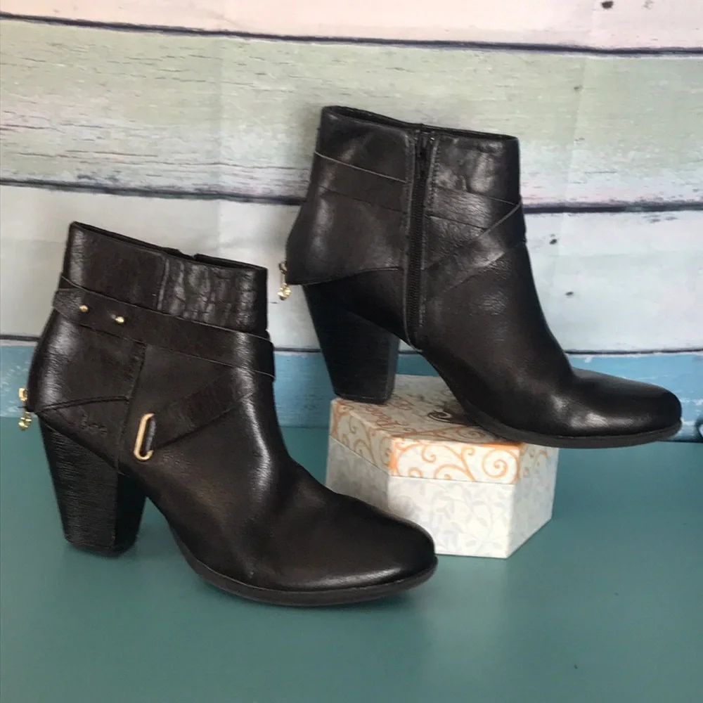 B.O.C Womens Richardson Leather Ankle Boots sz 10 - Picture 2 of 11